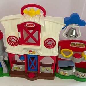 Fisher-Price Red, White, and Blue Farm Playset